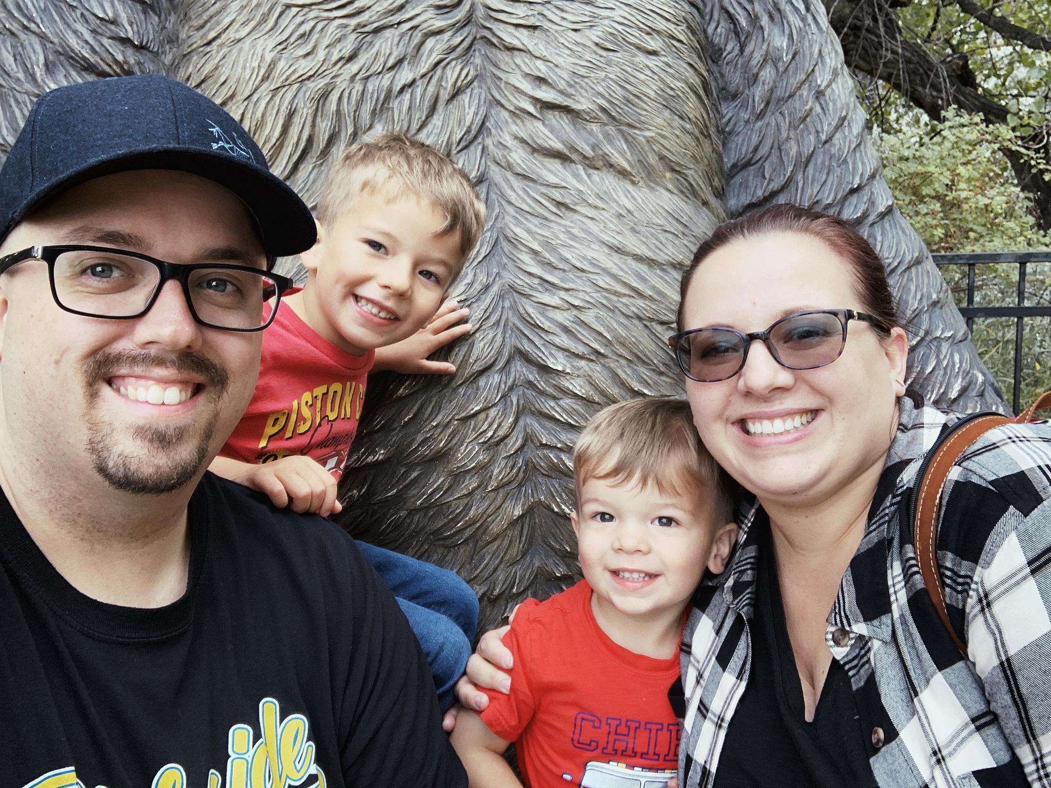 Family at Zoo Montana